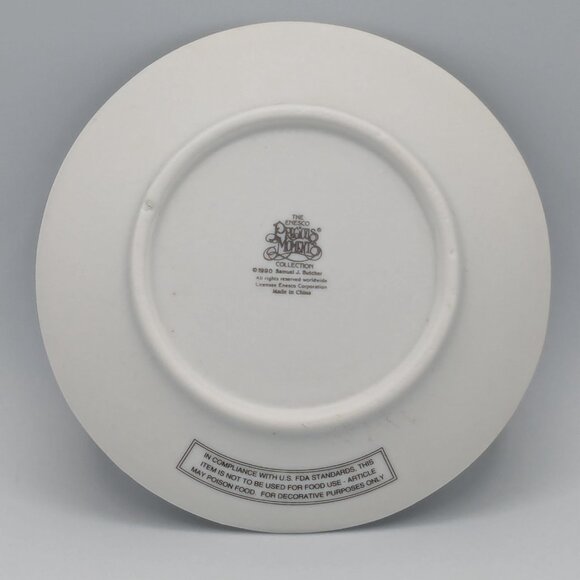 Vintage 1990 Precious Moments 4" Plate: This Day Has Been Made in Heaven - Picture 2 of 8
